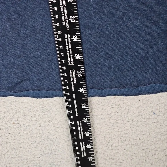 L.L. Bean River Driver Henley Shirt Mens Large Navy Long Sleeve Traditional Fit - Picture 3 of 7